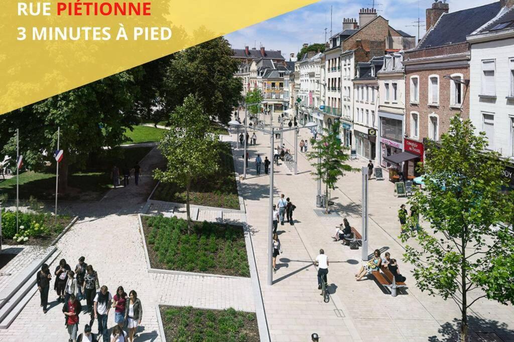 Charmant T2 Hyper-Centre, Netflix, Gare Amiens Eksteriør billede